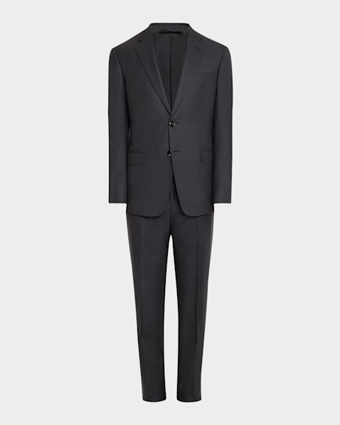 Giorgio Armani Men's Wool Satin-Lapel Two-Piece Tuxedo Set