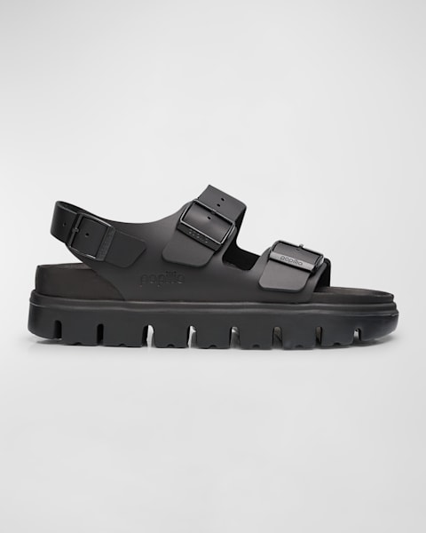 BIRKENSTOCK Milano Chunky Exquisite Leather Sandals | Neiman