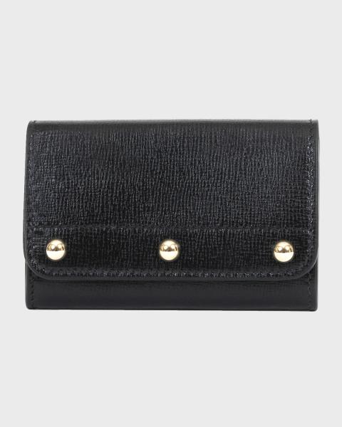 Loewe Pebble Zip Leather Card Holder | Neiman Marcus display picture 1