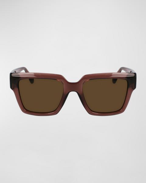 Gancini Acetate Square Sunglasses | Neiman Marcus display picture 1