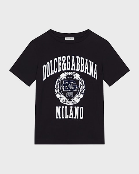 Tシャツ・カットソー Dolce&Gabbana LOGO PLAQUE T-SHIRT Dolce & Gabbana logo-plaque T-shirt | Black | FARFETCH