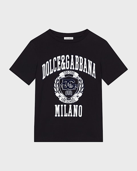 Boy's Logo-Print T-Shirt, Size 4-6