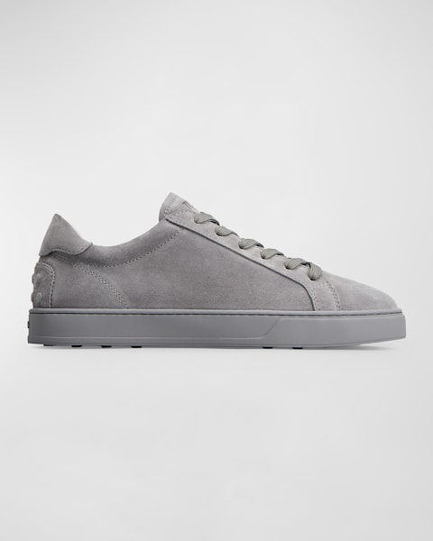 Tod's Men's Leather and Suede Low-Top Sneakers | Neiman Marcus