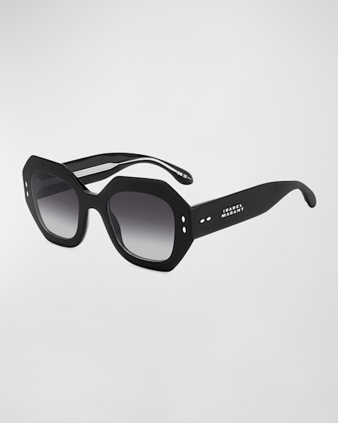 ISABEL MARANT スクエアフレムサンクラス IM0165S 086 Isabel Marant Angular Acetate Square Sunglasses | Neiman Marcus