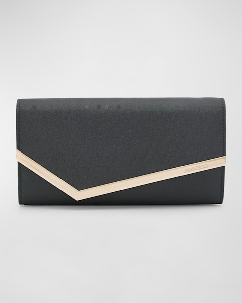 Jimmy Choo Emmie Glitter Clutch Bag | Neiman Marcus