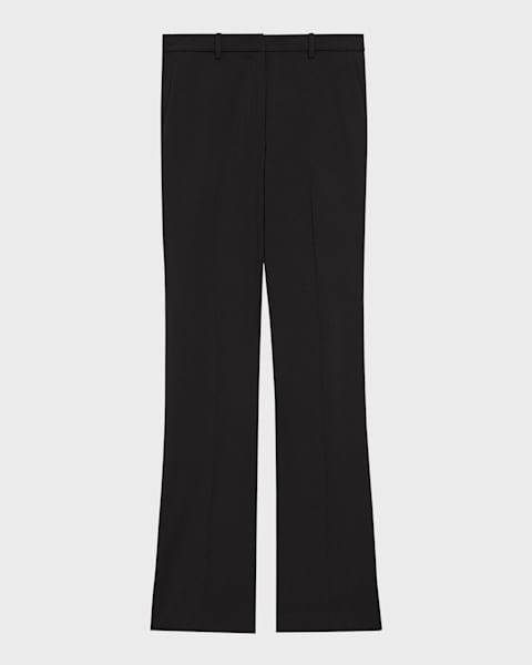 Stella McCartney Wide-Leg Wool Tuxedo Trousers | Neiman Marcus