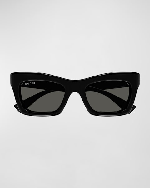 小物 GUCCI sunglasses line stone Heart BLACK