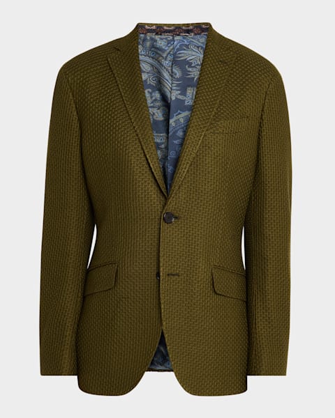 ISAIA tailored jacket green size 46 | eBay