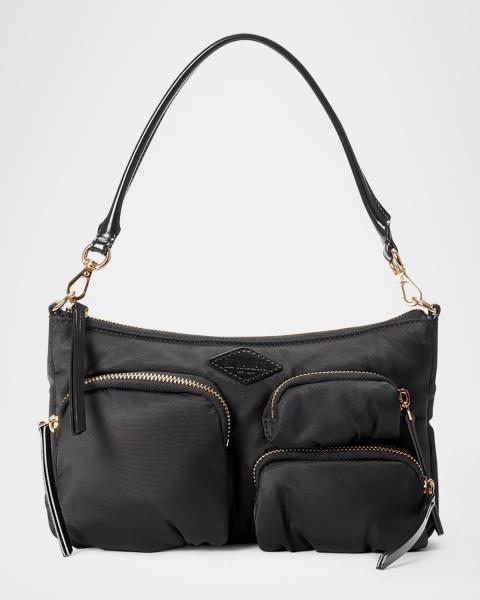 MZ Wallace Crosby Sienna Micro Quilted Shoulder Bag | Neiman Marcus