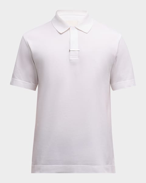 【GIVENCHY】4G Classic Fit Short Sleeve Polo Shirt/送料込み Givenchy Classic Fit 4G Logo Embroidered Cotton Piqué Polo