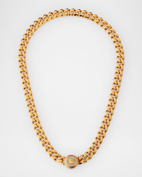 VERSACE Medusa Biggie Coin チャームネックレス Versace Medusa Biggie Necklace for Women | Official Website