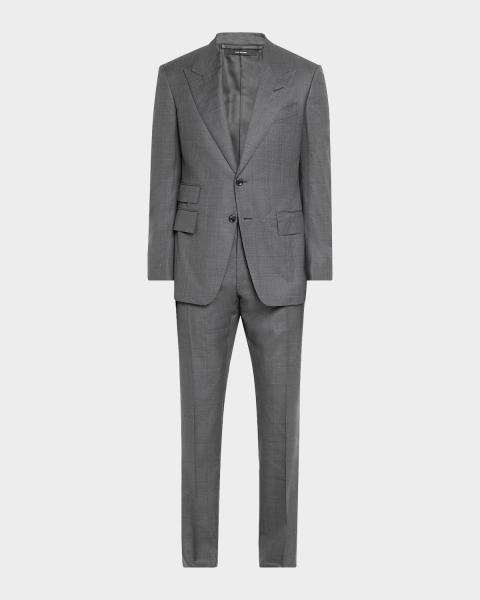 TOM FORD Men's O'Connor Prince of Wales Suit | Neiman Marcus