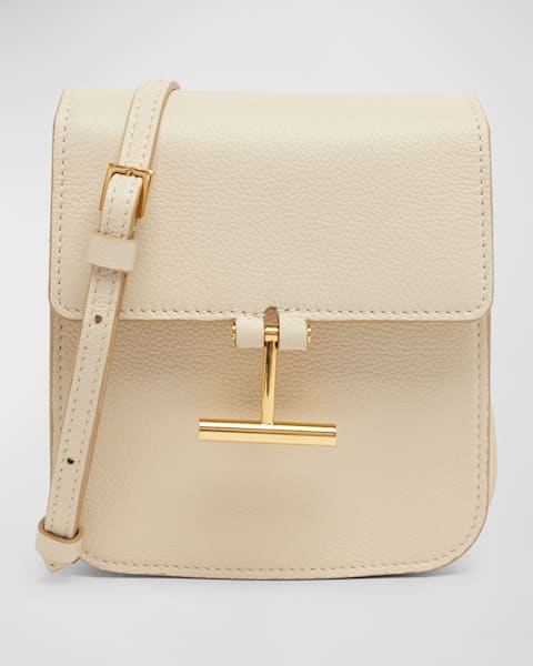 Tory Burch Kira Zip Pebbled Leather Crossbody Bag | Neiman