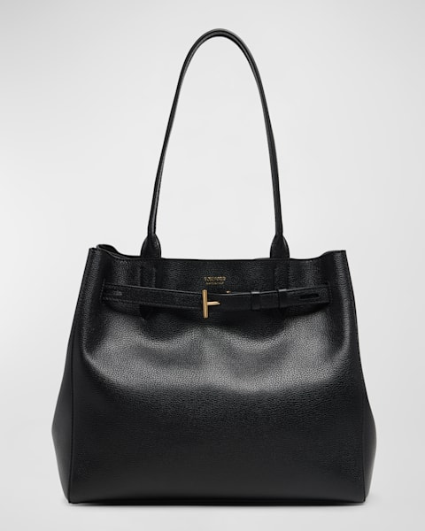 Audrey Medium Tote Bag in Grain Leather | Neiman Marcus