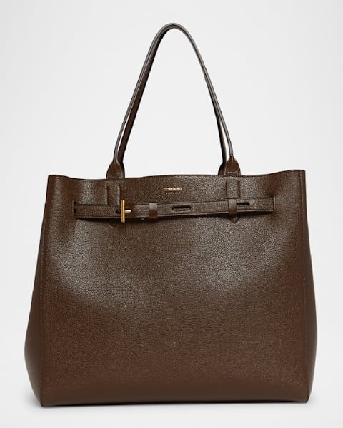 【関税＆送料込み】Tom Ford Audrey Media Tote Bag TOM FORD Audrey Medium Tote Bag in Grain Leather - Bergdorf