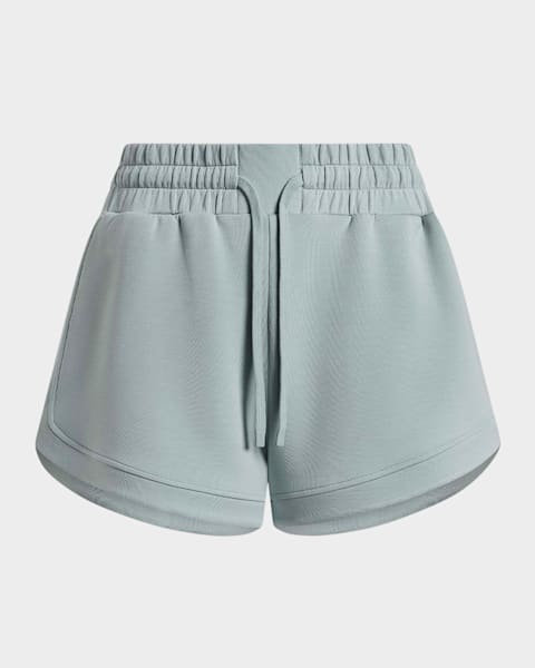 Cinq a Sept Ceil Crochet Denim Shorts | Neiman Marcus