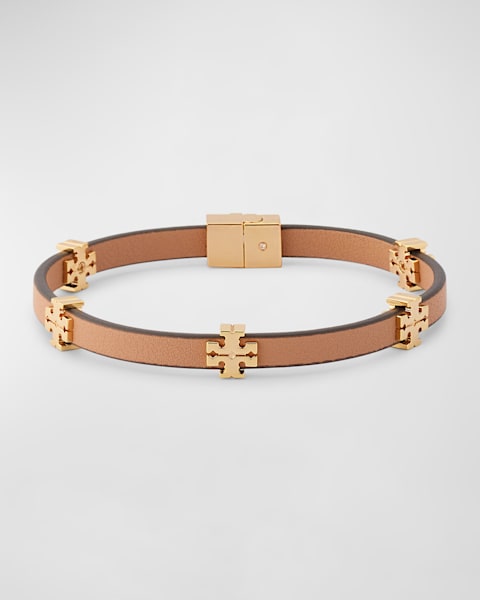 【TORY BURCH】ミラースタッドヒンジブレスレット、7MM Miller Stud Hinge Bracelet, 7MM: Women's Designer Bracelets