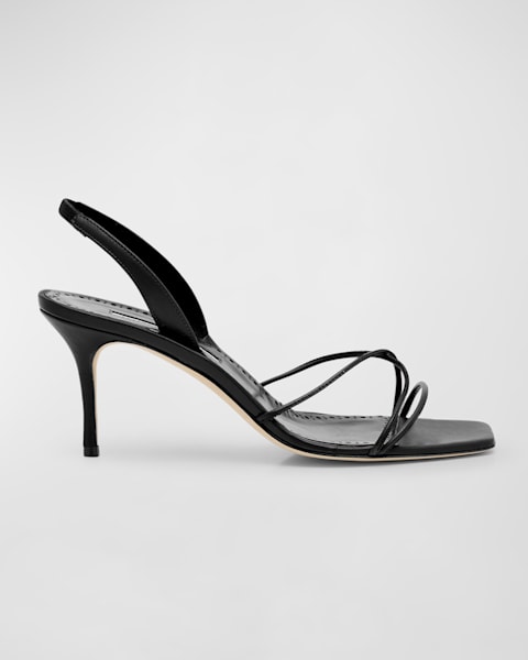 Miss Z Leather Red Sole Sandals