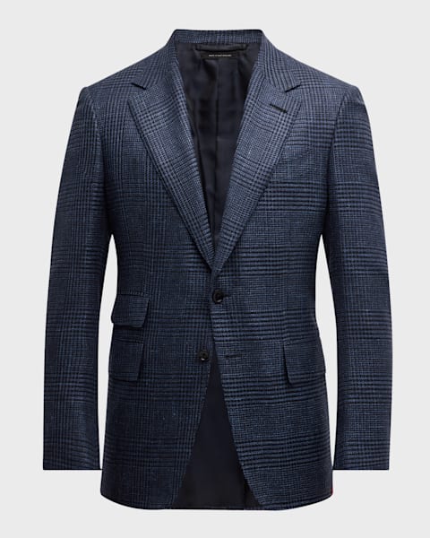 【関税＆送料込み】Bottega Veneta Prince-Of-Wales Wool Coat Bottega Veneta Distorted Prince of Wales Wool Blend Sport