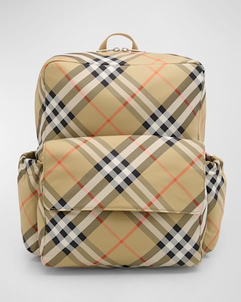 Kid's Huey Medium Check Backpack
