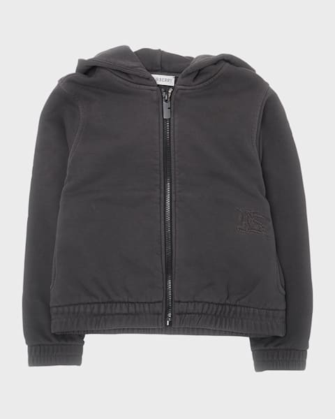 Kid's Bones Scribble Cotton Hoodie, Size 4-12