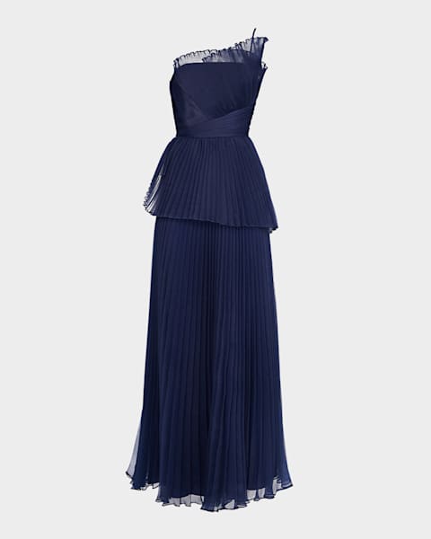 Shoshanna Manuela A-Line Floral Lace Gown | Neiman Marcus