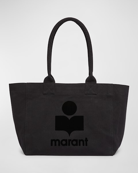 Isabel Marant Yenky Small Washed Canvas Tote Bag | Neiman Marcus