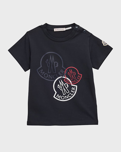 Moncler Boy's Logo-Print Graphic T-Shirt, Size 6M-3 | Neiman