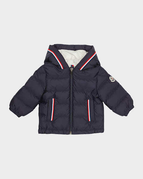 MONCLER KIDS CLARET HOODED DOWN JACKET Size 8A | eBay