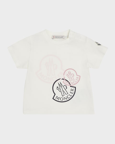 Moncler Girl's Bear with Balloons Graphic T-Shirt, Size 0M-18M