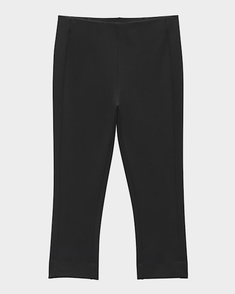 Cinq a Sept Lemonis Pintuck Capri Pants | Neiman Marcus