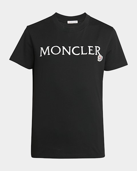 Moncler Short-Sleeve Combo T-Shirt | Neiman Marcus