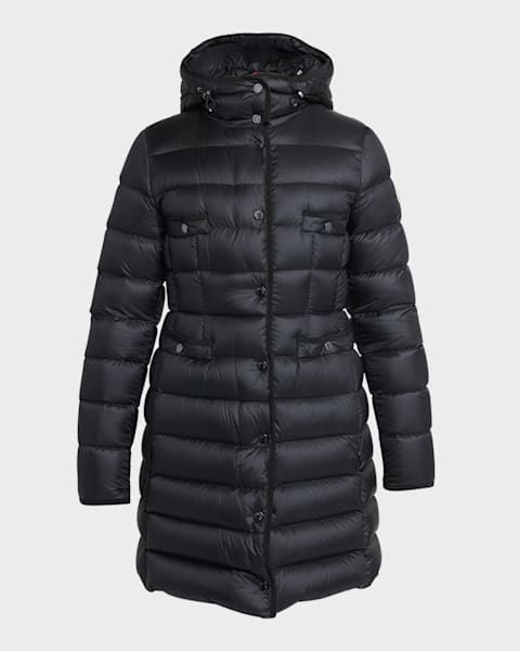 Moncler Moka Long Puffer Coat | Neiman Marcus