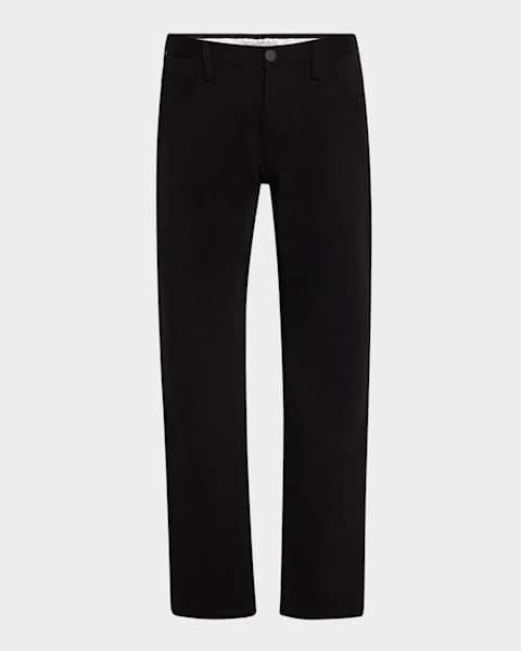 Emporio Armani Men's G-Line Flat Front Trousers | Neiman Marcus
