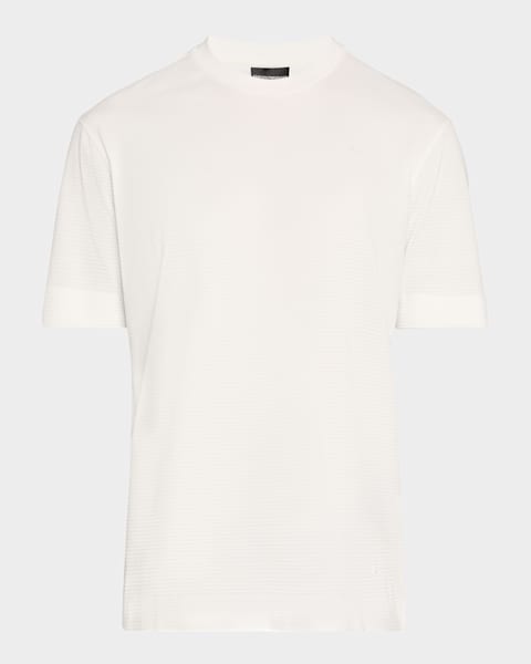 Giorgio Armani Men's Zigzag Jersey T-Shirt | Neiman Marcus