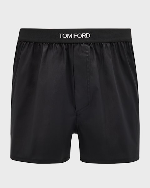 Men's Cheetah-Print Cotton Stretch Briefs 