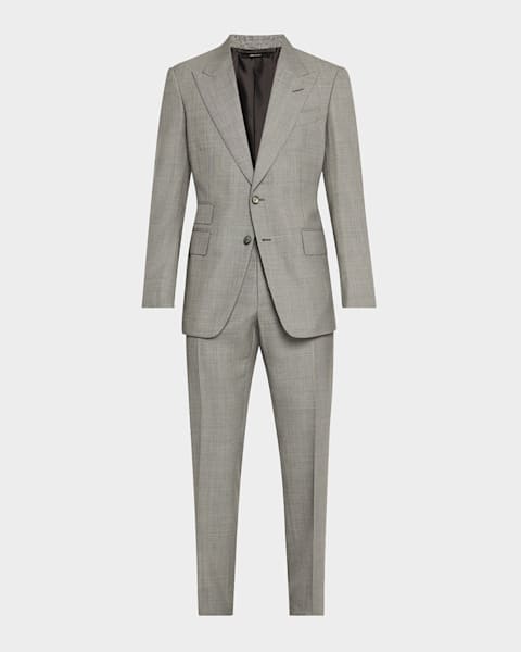 TOM FORD Men's O'Connor Grand Overcheck Twill Suit | Neiman