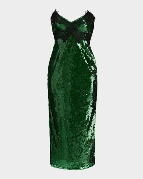 Rails Constantine Self-Tie Midi Dress | Neiman Marcus