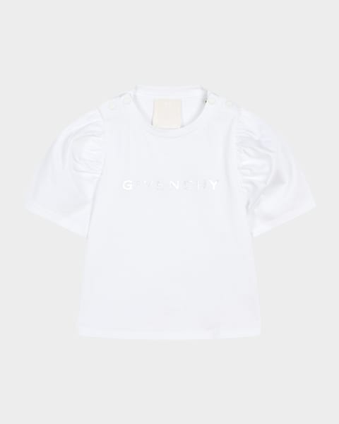 Girl's Glitter Logo-Print T-Shirt, Size 12M-3