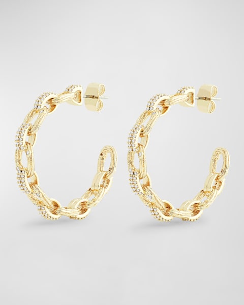 VERSACE｜JEWERLY (LA MEDUSA GRECA HOOP EARRINGS (DG2I135 La Medusa Hoop Earrings Gold | VERSACE US