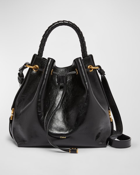 THE ROW Belvedere Bucket Bag in Saddle Leather | Neiman Marcus