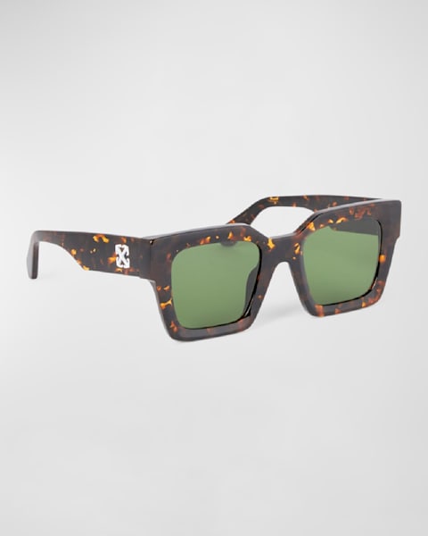 Men's Ontario Acetate Rectangle Sunglasses