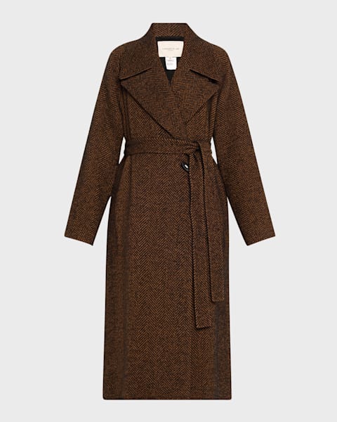 コート [THE ROW] AUGUST COAT THE ROW August Single-Breasted Wool-Silk Coat | Neiman Marcus