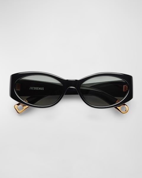 Les Lunettes Tupi Nylon Rectangle Sunglasses 