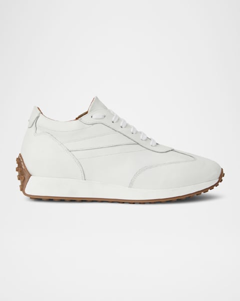 Bruno Magli Men's Duccio Leather Running Sneakers | Neiman