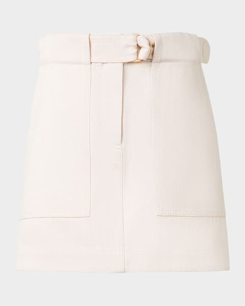 【関税＆送料込み】Jil Sander White Wool Mini Skirt Jil Sander Brushed Wool Mini Skirt | Wardrobe Icons