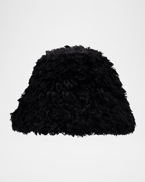 Le Bob Spiaggia Woven Raffia Bucket Hat 