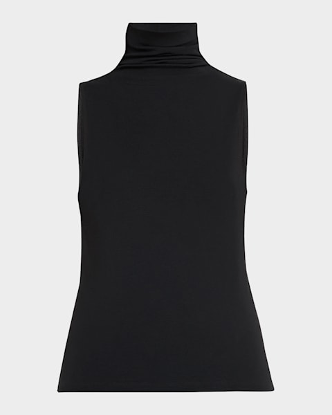Winnie Pleated Turtleneck Top