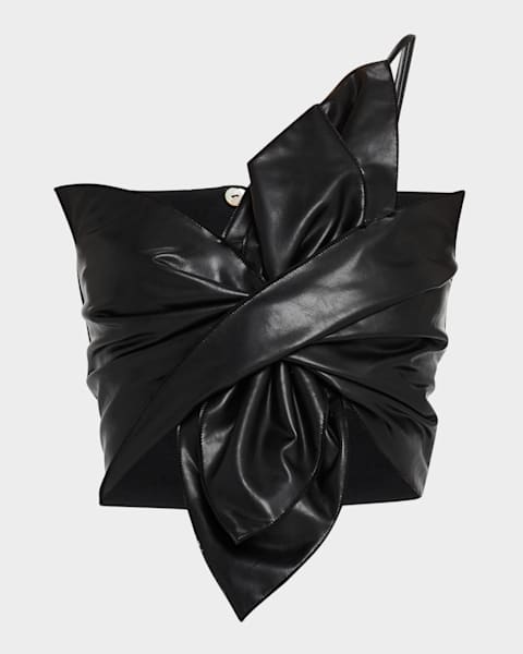 JBQ Orchid Bow Crop Top | Neiman Marcus