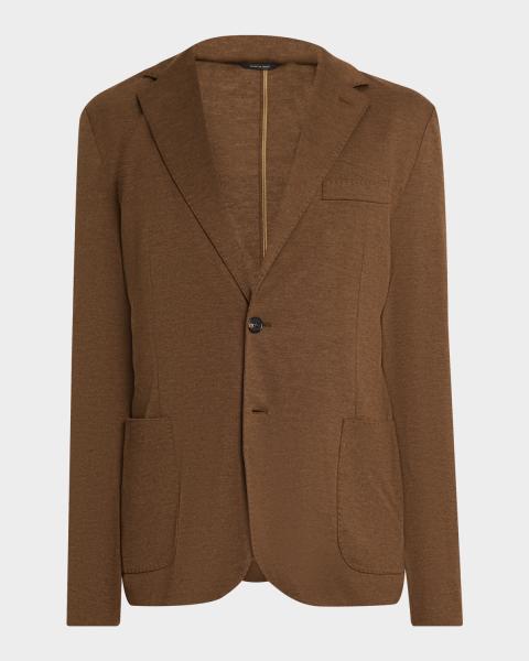 Loro Piana Men's Devis Caban Wish® Wool and Cashmere Jacket